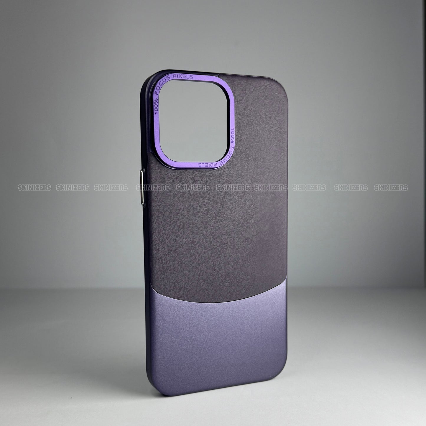 Dual Shade Leather Deep Purple Case