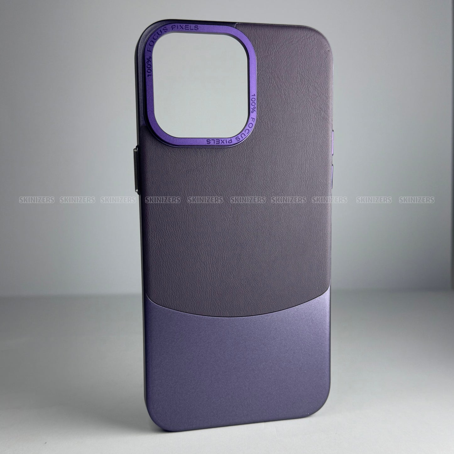 Dual Shade Leather Deep Purple Case